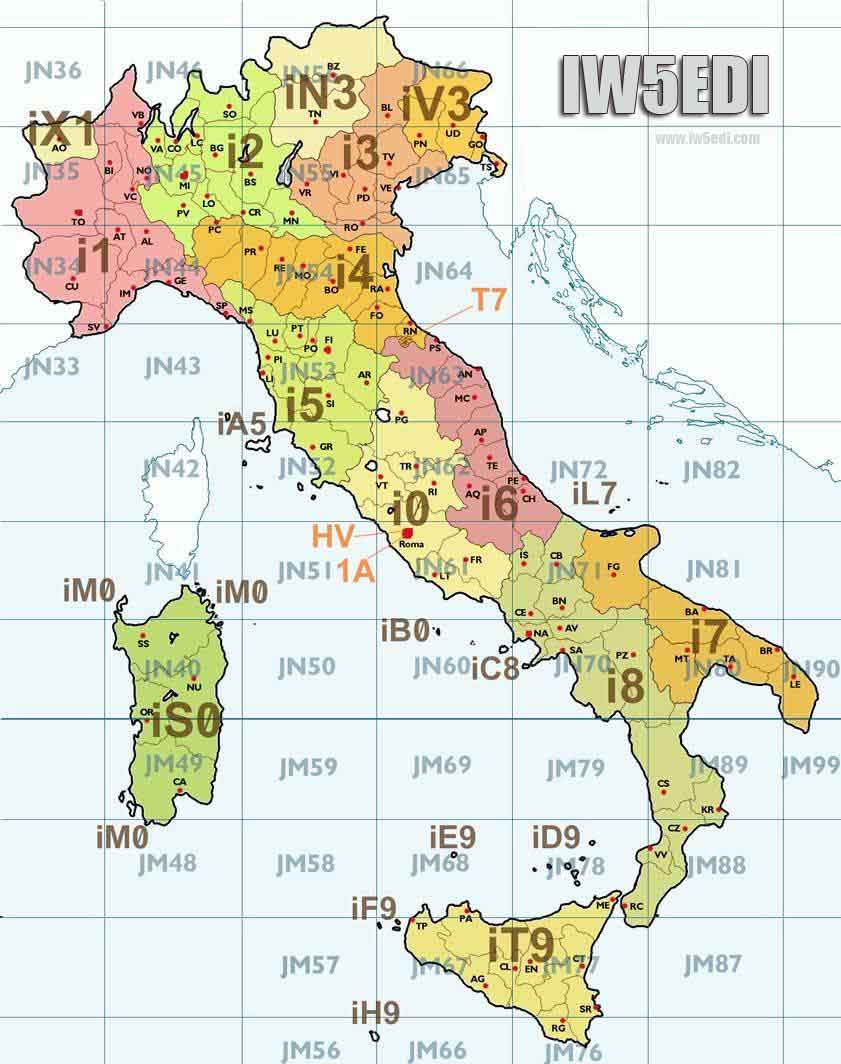 Districtes italians